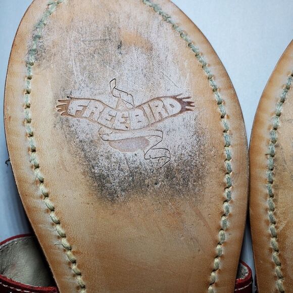 Freebird Red Shay Sandals Size 8 - Picture 10 of 11